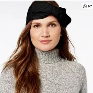 Kate Spade New York knit bow headband ear muffs
